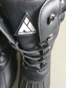 MISHANSHA MENS INSULATED WATERPROOF WINTER BOOTS NON SLIP - SIZE: MEN 11 - BLACK - Like New