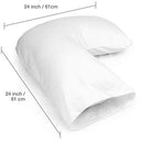 DMI BODY PILLOW, SIDE SLEEPER PILLOW AND PREGNANCY PILLOW WITH CONTOURED SUPPORT - Like New