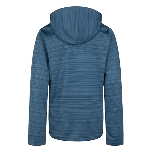 HURLEY BOYS' LONG SLEEVE HOODED GRAPHIC T-SHIRT YOUTH M RIFT BLUE HEATHER - Brand New