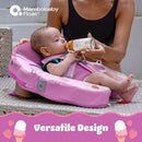 MAMBOBABY SUNNY NAVIGATOR BABY POOL FLOAT WITH CANOPY - VIBRANT PINK - Like New