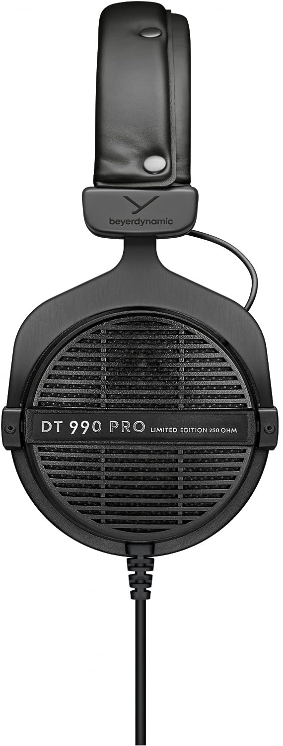 Beyerdynamic DT 990 PRO headset 250 ohm Straight cable 713368 - BLACK Like New