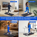 SUOUER Portable Walking Pad Treadmills for Home with Handle Bar & Incline - Like New