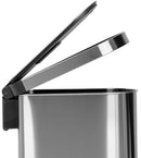 SIMPLI-MAGIC 50 LITER / 13.2 GALLON SOFT-CLOSE TRASH CAN - STAINLESS STEEL - Like New