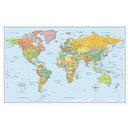 Rand McNally RM528012754 M-Series Full-Color World Map 50 x 32 - Brand New