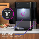 GE PROFILE OPAL 2.0 CHEWABLE CRUNCHABLE NUGGET ICE MAKER - BLACK STAINLESS STEEL - Like New