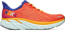 1119393 HOKA ONE ONE Clifton 8 Mens Shoes, Size 12, Fiesta/Bluing Like New