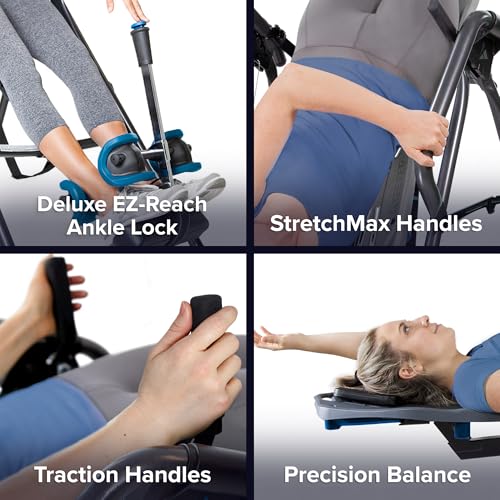 Teeter FitSpine X3 Inversion Table Deluxe Easy-to-Reach Ankle Lock - Like New