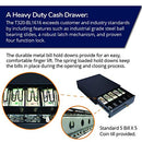 APG HEAVY-DUTY 16" POINT OF SALE CASH DRAWER SERIES 100 T320-BL161 - BLACK - Like New