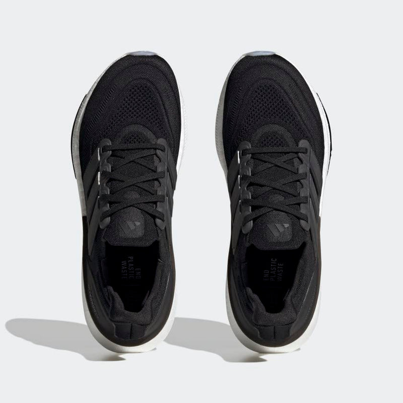 Adidas Mens Ultraboost Light Running Shoes - SIZE 11 - BLACK/BLACK/CRYSTAL WHITE - Like New
