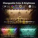 HBN 96ft Outdoor Patio String Lights Smart LED RGBW Color - Scratch & Dent