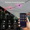 HBN 96ft Outdoor Patio String Lights Smart LED RGBW Color Changing 30 Bulbs Like New