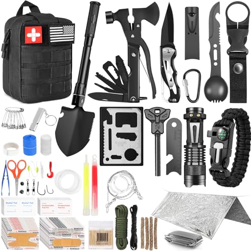 Survival Kits, 149Pcs Survival Gear First Aid Kit IFAK with - Scratch & Dent