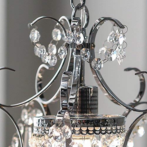 BLUE SPACE PD-RL4028 JESS CRYSTAL CHANDELIER, 1 11" X 15", CHROME - Like New