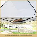 Arrowhead Outdoor Attachable Mesh Shelf 12'x12' Pop-up Canopy Easy Setup - Black - Like New