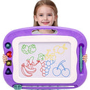 WELLCHILD MAGNETIC DRAWING BOARD, LARGE ETCH MAGNET FOR KIDS, XB011 - PURPLE - Like New