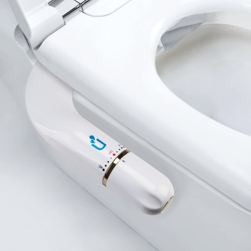 UNCA Bidet Attachment for Toilet, Dual Nozzles, Non-Electric, - Scratch & Dent