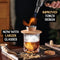 RITUAL LIFE WHISKEY BOURBON SMOKER KIT & TORCH 2 WHISKEY GLASSES, CKG2022 Black Like New