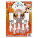 Glade PlugIns 2 Warmers + 6 Refills Holiday Pumpkin Spice Things Up - Brand New