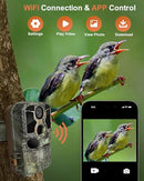 KJK TRAIL CAMERA WIFI 8K 84MP 64GB MEMORY CARD GAME CAMERA - Scratch & Dent