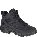 MERRELL MEN'S MOAB 2 MID WP MILITARY-AND-TACTICAL-BOOTS, SIZE 11, BLACK - Like New