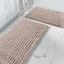 Yimobra Bathroom Rugs Sets Luxury Chenille Non Slip Super Absorbent Mat - Beige - Brand New