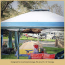 Arrowhead Outdoor Attachable Mesh Shelf 12'x12' Pop-up Canopy Easy Setup - Black - Like New