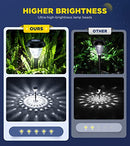 ORNESIGN ULTRA BRIGHT SOLAR OUTDOOR LIGHTS DECORATIVE 10 PACK - COOL WHITE/BLACK Like New