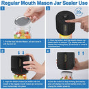 LOVE MOMENT ELECTRIC MASON JAR VACUUM SEALER FOR MASON JARS - BLACK - Like New