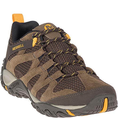 MERRELL MEN'S ALVERSTONE MID HIKING BOOT - SIZE 10.5 - MERRELL STONE - Like New