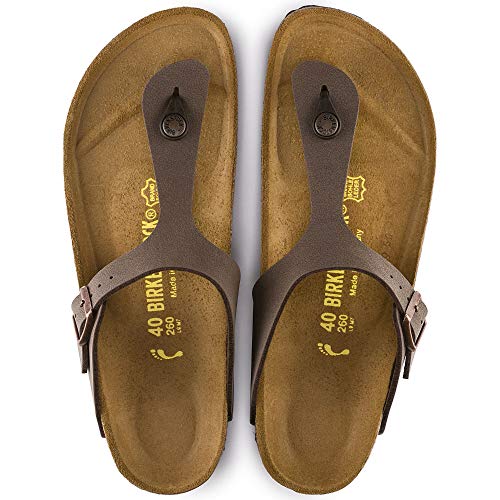 0043751 BIRKENSTOCK GIZEH BS SANDALS UNISEX REGULAR FIT MOCHA SIZE 12M/14W Like New