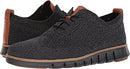 C27694 COLEHAAN MENS ZEROGRAND STITCHLITE WINGTIP OXFORD BLACK/MAGNET SIZE 9 Like New