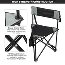 REDCAMP 2 Pack Tripod Camping Chairs Folding Lightweight Portable, 50213 - Black - Like New