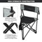 REDCAMP 2 Pack Tripod Camping Chairs Folding Lightweight Portable, 50213 - Black - Like New