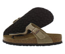 BIRKENSTOCK GIZEH OILED LEATHER SHOES - SIZE: MEN 8 WOMEN 10 - TOBACCO BROWN - Brand New