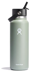HYDRO FLASK 40 OZ WIDE FLEX STRAW CAP THERMOS - AGAVE - Like New