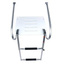 2 Step Boat Ladder, 316 Stainless Steel Swim Fiberglass Pontoon Boat Ladder - Brand New