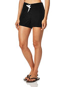 KANU SURF WOMEN'S BREEZE SOLID STRETCH BOARDSHORT - SIZE: WOMEN 14 - BLACK - Brand New