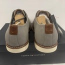 TOMMY HILFIGER MEN'S OXFORDS - SIZE: MEN 10.5 - GRAY - Like New
