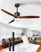 EDISHINE 52" Ceiling Fans with Lights Remote 3 CCT Dimmable Lighting - Like New