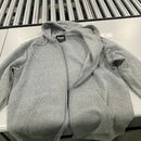 BLAZE BEAT SWEATER HOODIE WITH POCKETS FULL ZIP - SIZE: MEN L - GRAY - Like New