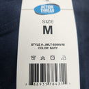 ACTION THREAD APARREL LIGHTWEIGHT LONG SLEEVE TEE SWEATER - SIZE: MEN M - NAVY - Brand New