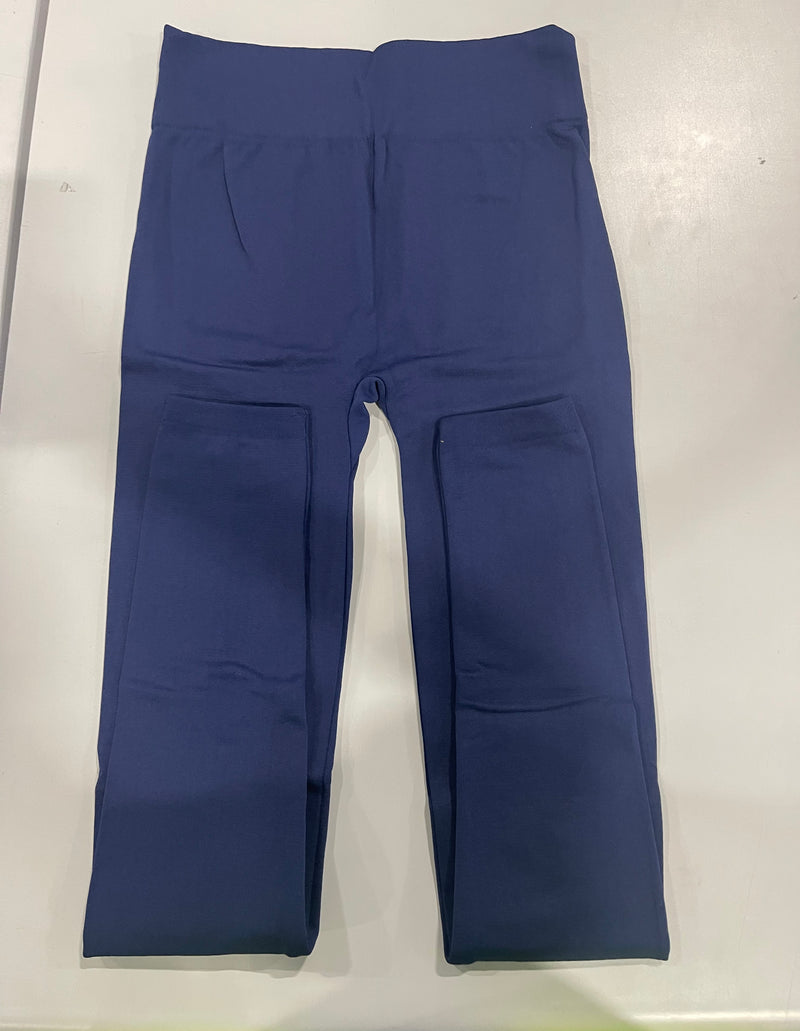 DAN ZHONG XIU FASHION DESIGN LEGGINGS - SIZE: WOMEN ONE SIZE - BLUE - Like New