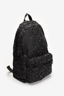 M000963AF13926 ARMANI EXCHANGE MEN'S MALIBU BACKPACK ALLOVER BIG LOGO - BLACK - Brand New