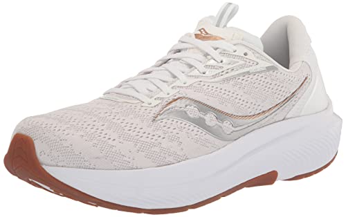 SAUCONY MEN'S ECHELON 9 RUNNING SHOE SIZE: MEN 9.5 WHITE/GUM - Scratch & Dent