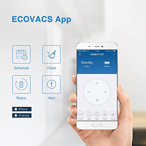 ECOVACS DEEBOT N79 Robotic Vacuum Cleaner DN622 - Grey - Like New