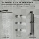 EVERSTEIN WALL MOUNTED CONSTANT TEMPERATURE SHOWER FAUCET - MATTE BLACK - Like New