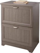 Realspace Magellan 24 W Lateral 2-Drawer File Cabinet 867884 - Gray Like New