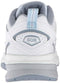 New Balance Women's 608 V5 Cross Trainer White/Light Blue Size 10 Wide - Like New