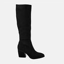Juliet Holy Women’s Wide Calf Stacked Heel  Knee High Boots, Size: 8.5, Black - Like New