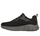 118112 BOBS FROM SKECHERS B FLEX ARCH COMFORT EDGE CASUAL SHOE MEN 12 BLACK - Like New